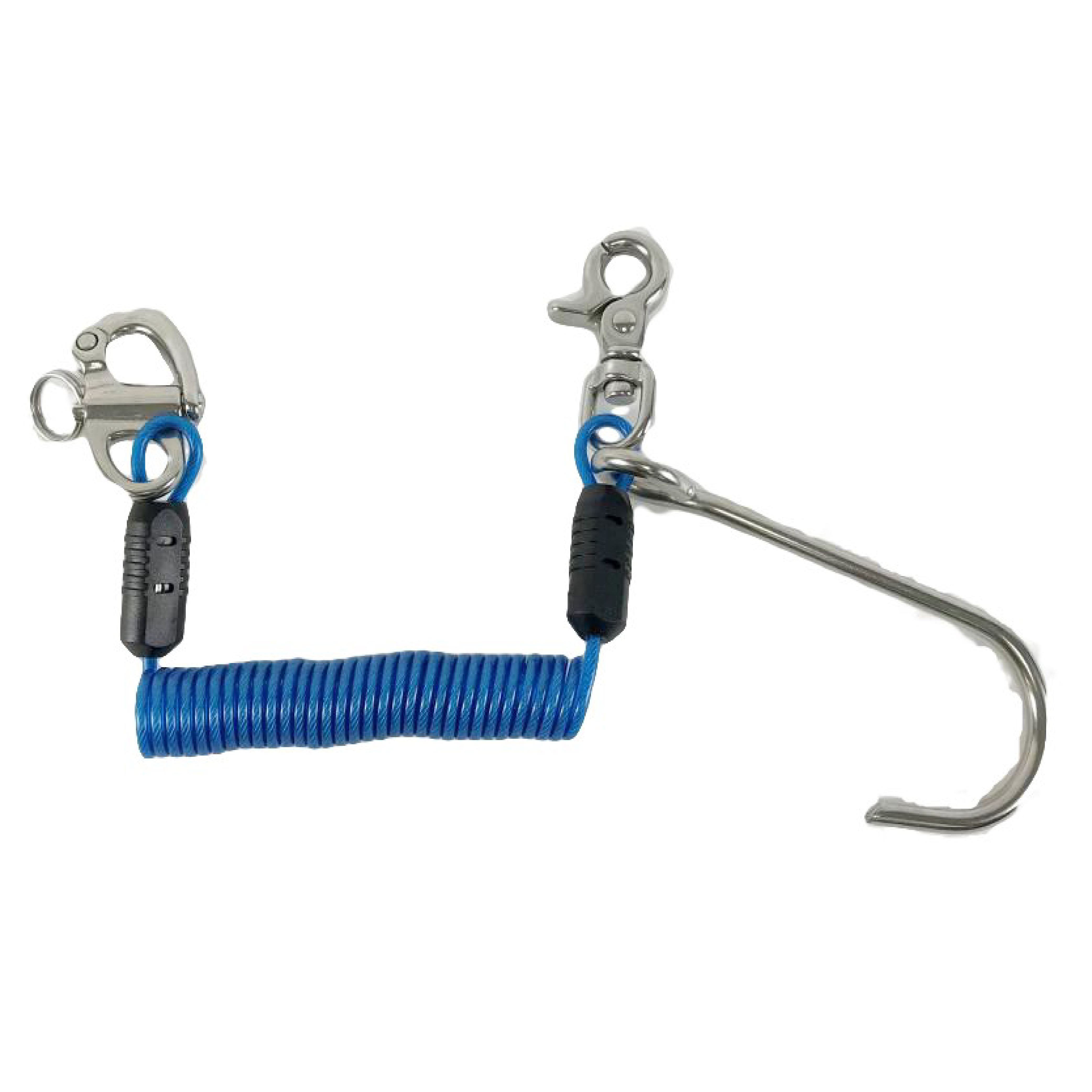 thumbnail image 2 of Trident HA43 16ft Blue No-Kink Tuna Cord Lanyard For Spear Gun And Scuba Diving Equipment 2 of 4